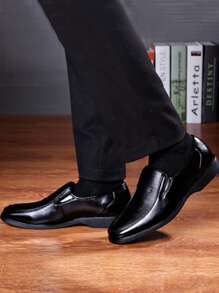 Hombres Zapatos de vestir sin cordones - Negro - Ver 4