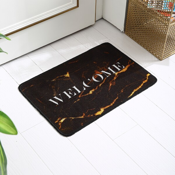 

Дверной коврик с мраморным узором, Многоцветный