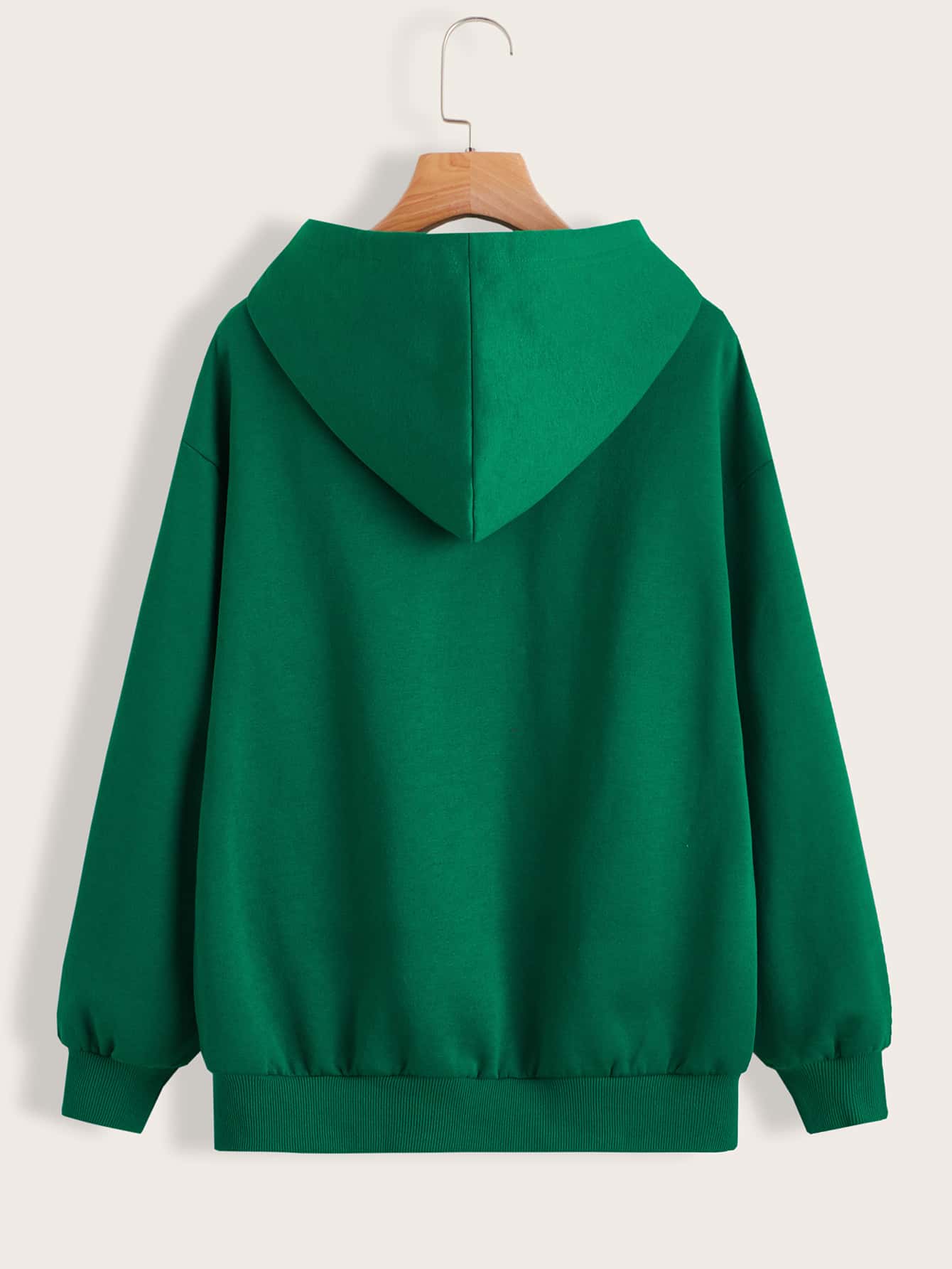 SHEIN EZwear Letter Graphic Thermal Lined Oversized Hoodie | SHEIN