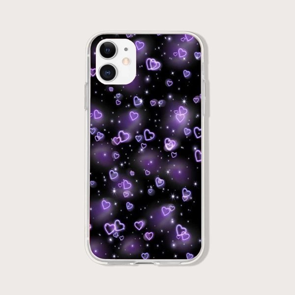 

Heart Pattern Phone Case, Multicolor