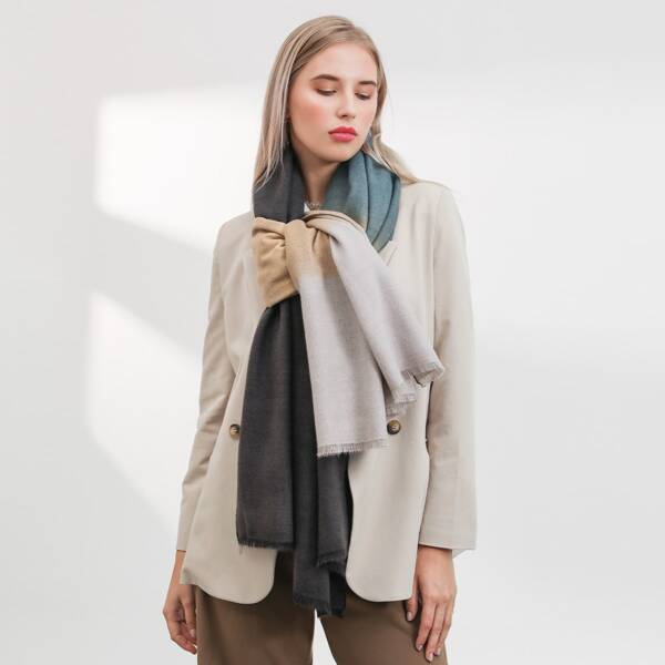 

Color Block Scarf, Multicolor