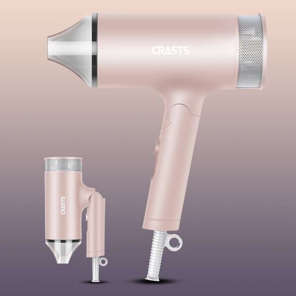 

Foldable Hair Dryer, Pink