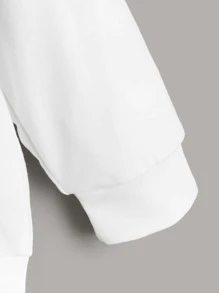 SHEIN 男童油漆滴印連帽運動衫