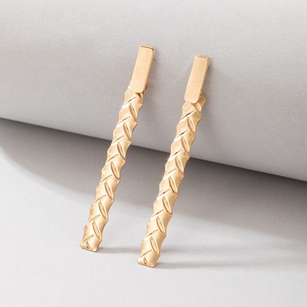 

Textured Drop Earrings, Gold