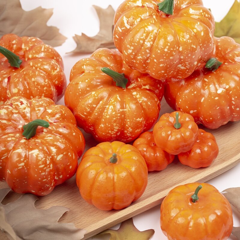 

3pcs Artificial Pumpkin, Orange