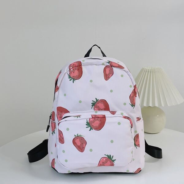 

Fruit Graphic Functional Backpack, Multicolor
