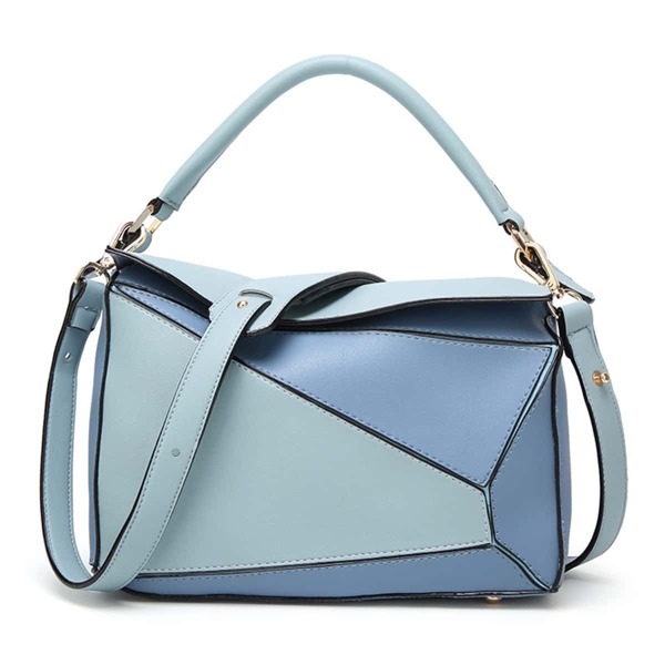 

Colorblock Panel Design Square Bag, Multicolor
