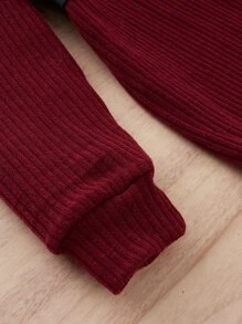 Girls Mock Neck Belted Sweater Dress