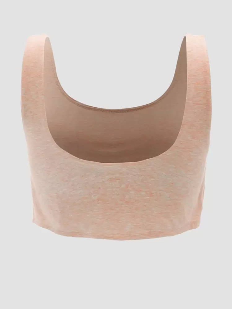 LUVLETTE Plain Lounge Top - Orange - View 2