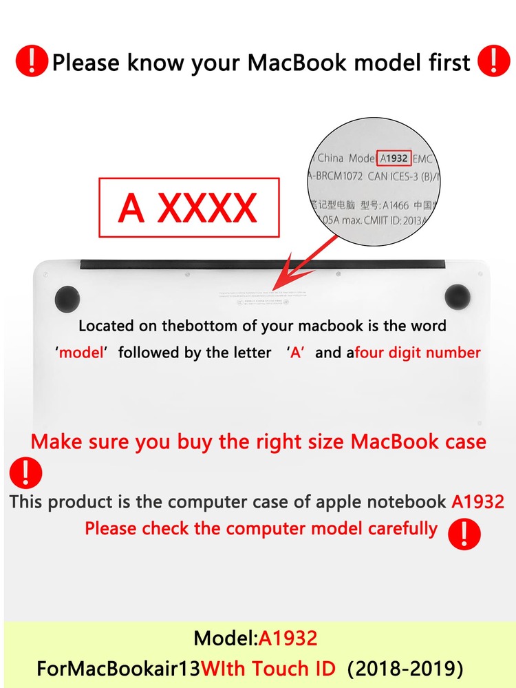 Plain Keyboard Skin Compatible With Macbook A1932 - Baby Blue - View 3