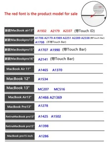 2pcs Minimalist Laptop Case - Clear - View 7