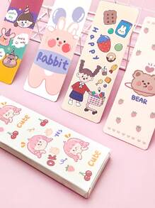 30入組卡通圖案隨機書簽