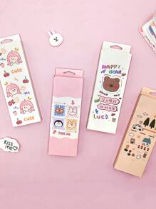 30入組卡通圖案隨機書簽