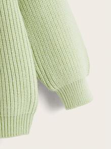 小女童雙色荷葉邊開襟衫 - 彩色 - 查看 3