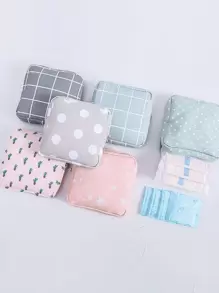 1pc Random Sanitary Napkin Storage Bag - Multicolor - View 1