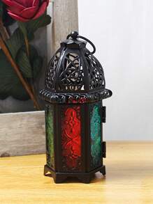 1 cái giá đỡ nến hình đèn lồng - Nhiều màu - Xem 5