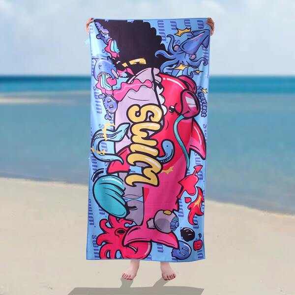 

Abstract Pattern Beach Towel, Multicolor