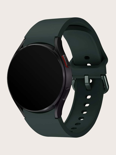 1pc Unisex Soft Silicone Sports Watch Band Compatible With Samsung Galaxy Watch 6 (44mm/40mm), Galaxy Watch 5, Watch 4 (40mm, 44mm), Galaxy Watch 5 Pro (45mm), Watch 6 Classic (47mm/43mm) As A Gift For Students Returning To School