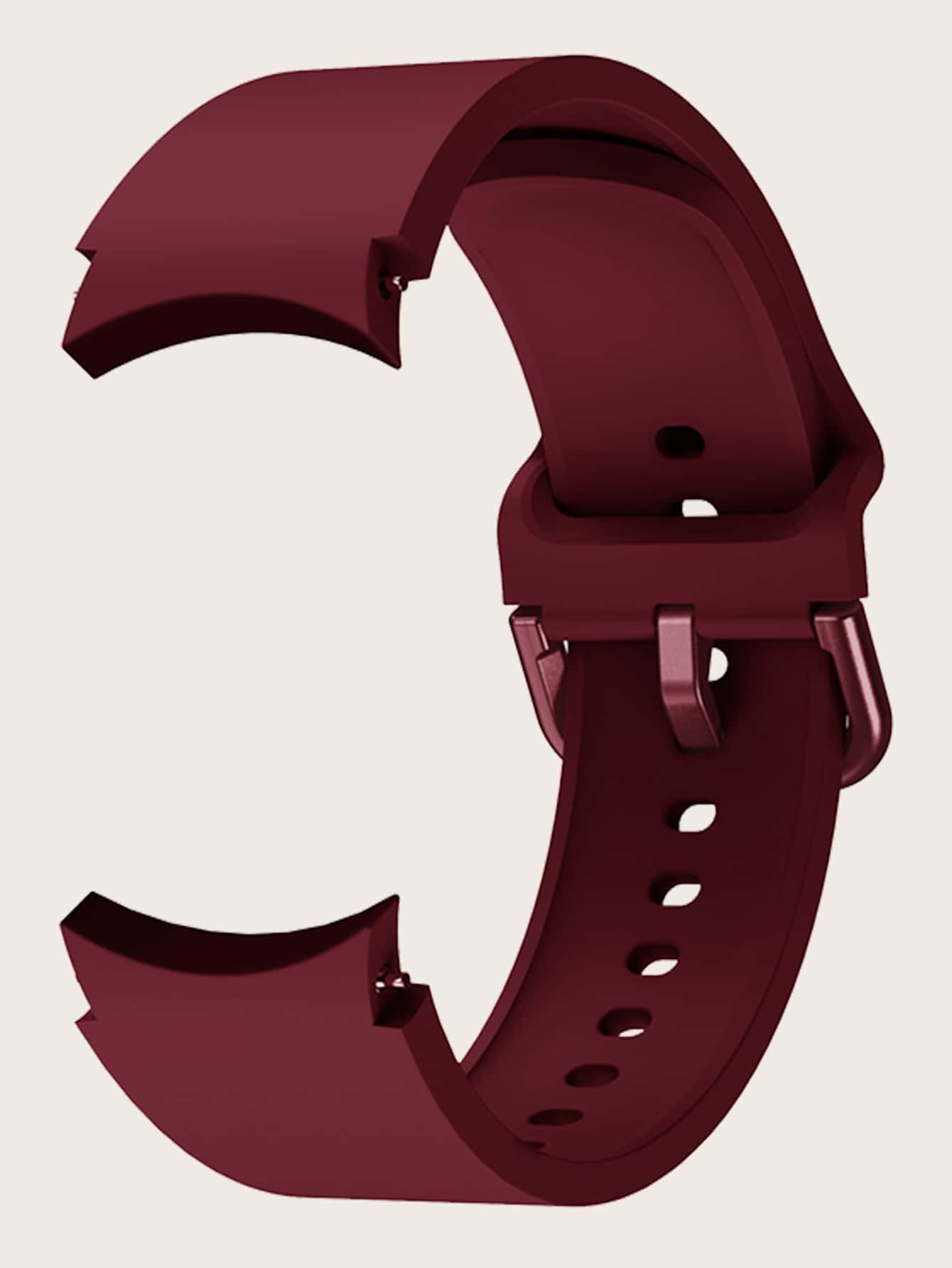 1 条柔软硅胶运动表带，兼容三星 Galaxy Watch 6（44 毫米/40 毫米）、Galaxy Watch 5/Watch 4（40 毫米/44 毫米）、Galaxy Watch 5 Pro（45 毫米）和 Watch 6 Classic（47 毫米/43 毫米），适合男女作为返校学生的礼物 - 酒紅色 - 查看 2