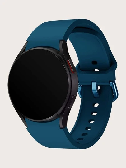 1 pieza Correa de reloj deportivo de silicona suave compatible con Samsung Galaxy Watch 6 44mm 40mm/Galaxy Watch 5/Watch 4 40mm 44mm/Galaxy Watch 5 Pro 45mm/Watch 6 Classic 47mm 43mm, unisex como regalo para estudiantes que regresan a la escuela