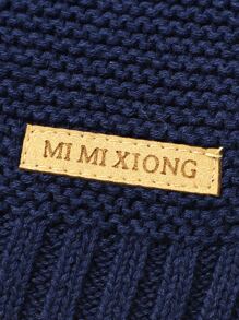 1 件针织婴儿襁褓毯爱心情人节