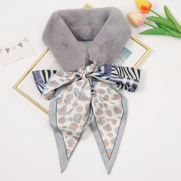 

Bow Decor Scarf, Multicolor