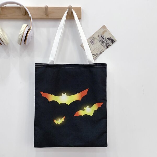 

Halloween Graphic Shopper Bag, Multicolor