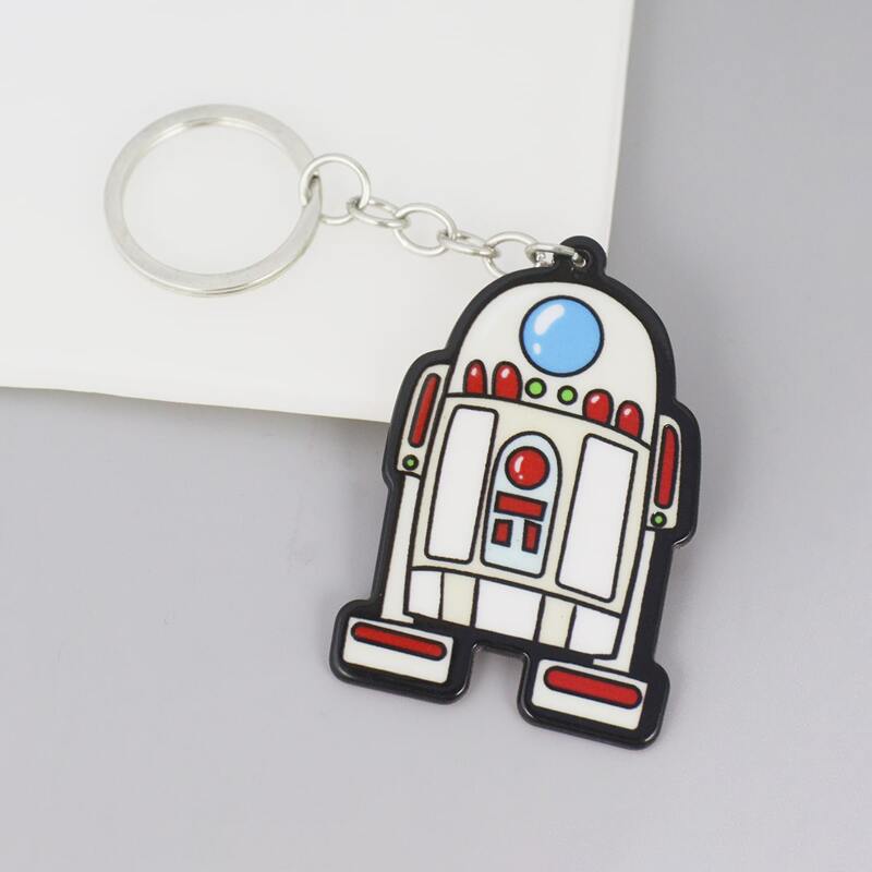 

Color Block Keychain, Multicolor