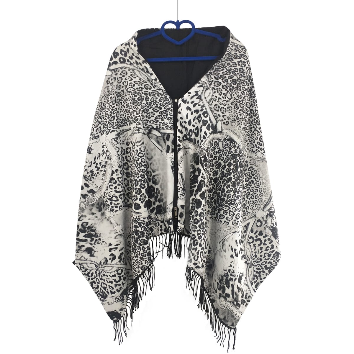 Шарф-шаль с леопардовым узором