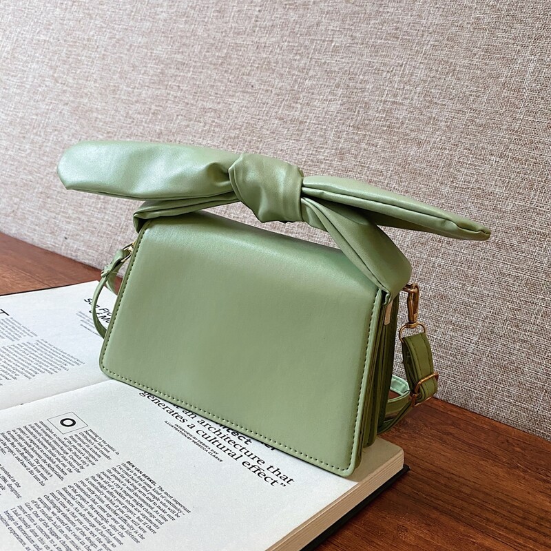 

Bow Satchel Bag, Green