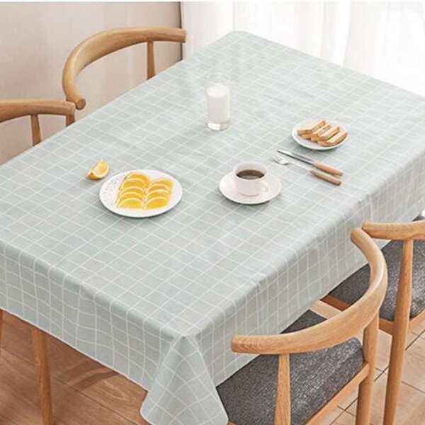 

1pc Plaid Print Random Color Tablecloth, Multicolor