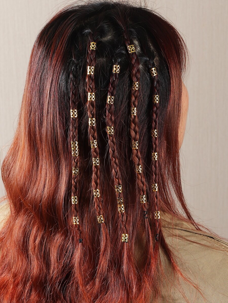 80 chiếc Vòng Rỗng Tóc - Vàng - Xem 1