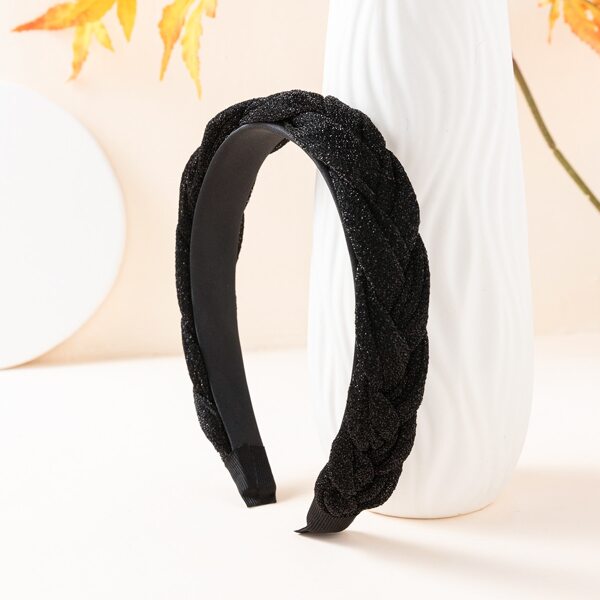 

Minimalist Solid Headband, Black