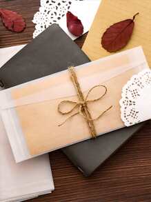 8入組素色信封套裝 - 白色 - 查看 6