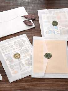 8入組素色信封套裝 - 白色 - 查看 7