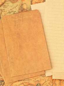 15pcs Vintage Envelope Set - Yellow - View 4