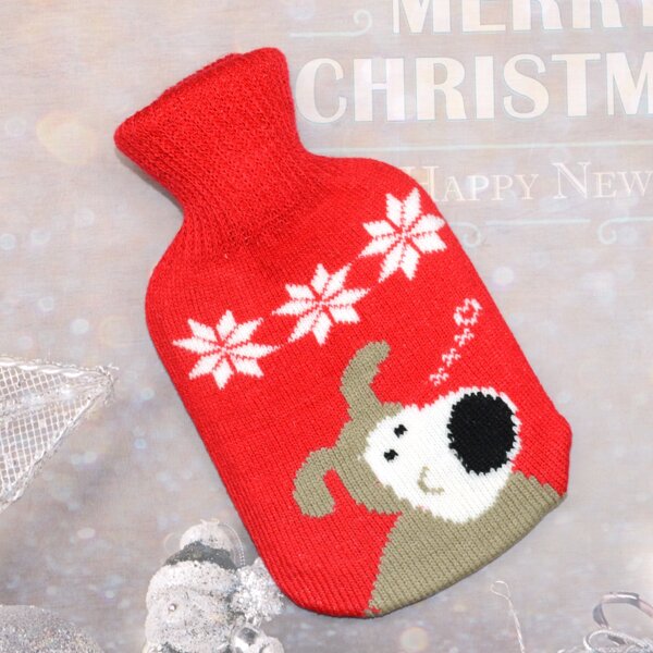 

1pc Cartoon Dog Pattern Hot Water Bag, Multicolor