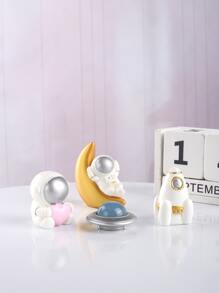 4pcs Astronaut & Planet Shaped Art Decoration Best Gifts Birthday