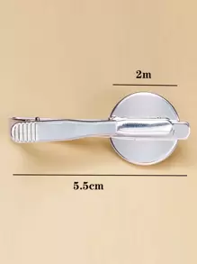 男士圓形裝飾領帶夾 - 彩色 - 查看 3