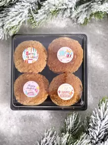 1roll Birthday Slogan Graphic Sticker,Christmas - Multicolor - View 5