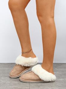 2025 New Quilted Slippers, Women's Closed Toe House Slippers, Solid Color Warm Slippers, Suitable For Hardwood Floors, Winter Warm Slippers, Fuzzy Slippers,Furry Shoes