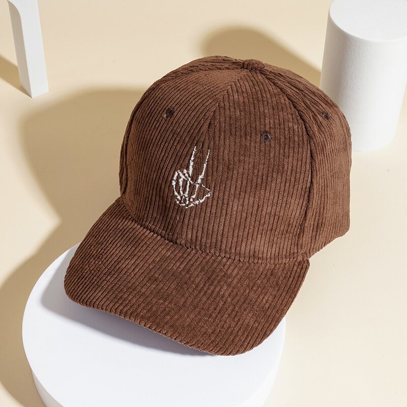 

Guys Embroidered Baseball Cap, Coffee brown