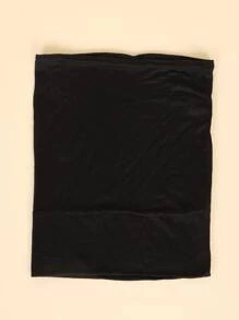 无缝纯色防滑便帽，简单实用，多用途 - 黑色 - 查看 2