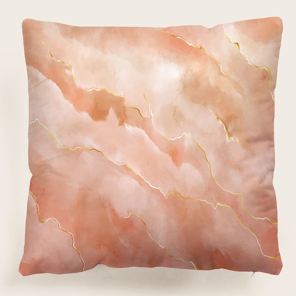 

Marble Pattern Cushion Cover Without Filler, Multicolor