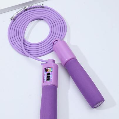 Corde à sauter de gym réglable avec compteur