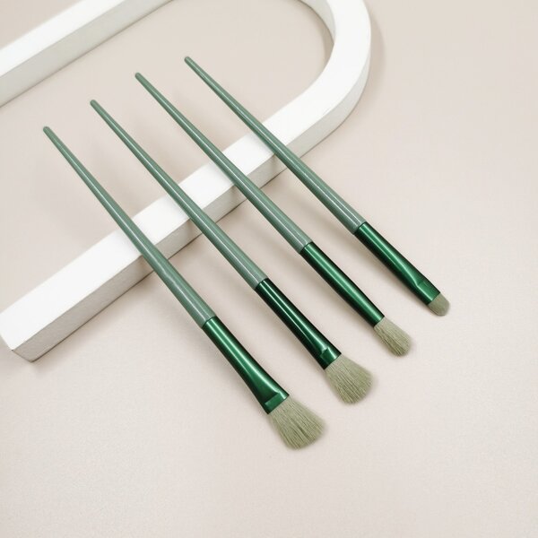 

4pcs Eyeshadow Brush Set, Green