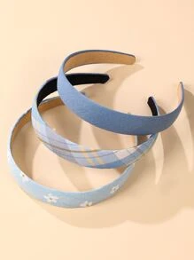 3 cái Bé Gái Mới Biết Đi Vòng Tóc In Hoa - Nhiều màu - Xem 1