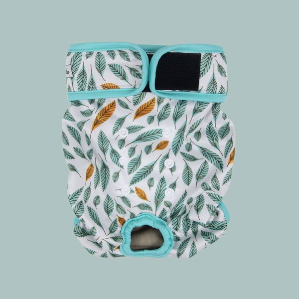 

Leaf Print Pet Sanitary Pant, Multicolor
