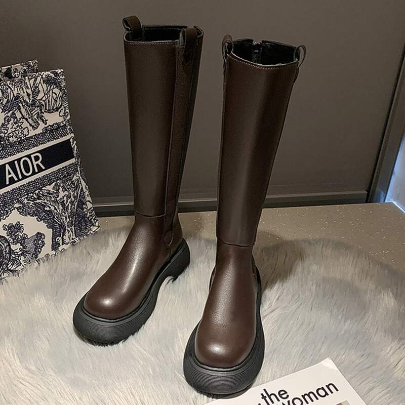 

Minimalist Riding Boots, Brown