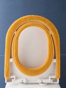 1入組素色馬桶座套 - 黃色 - 查看 3